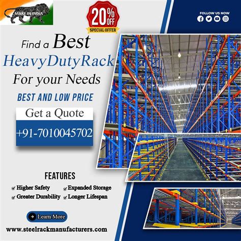 Heavy & Medium Duty Racks Manufacturer Chennai .